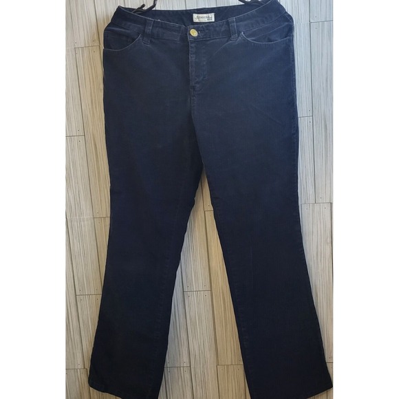 St. John's Bay Pants - St. John's Bay Cordouroy Women's Navy Blue Pants 6‎ Petite